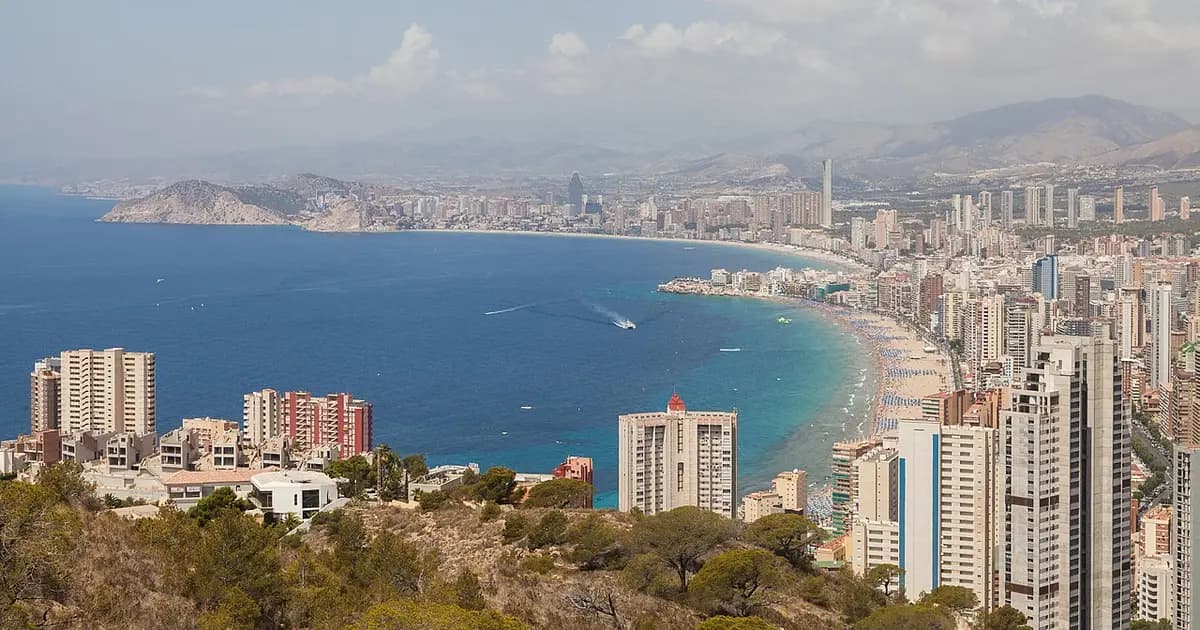 Vista de Benidorm