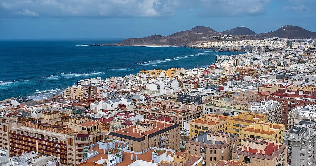 Vista de Las Palmas de Gran Canaria