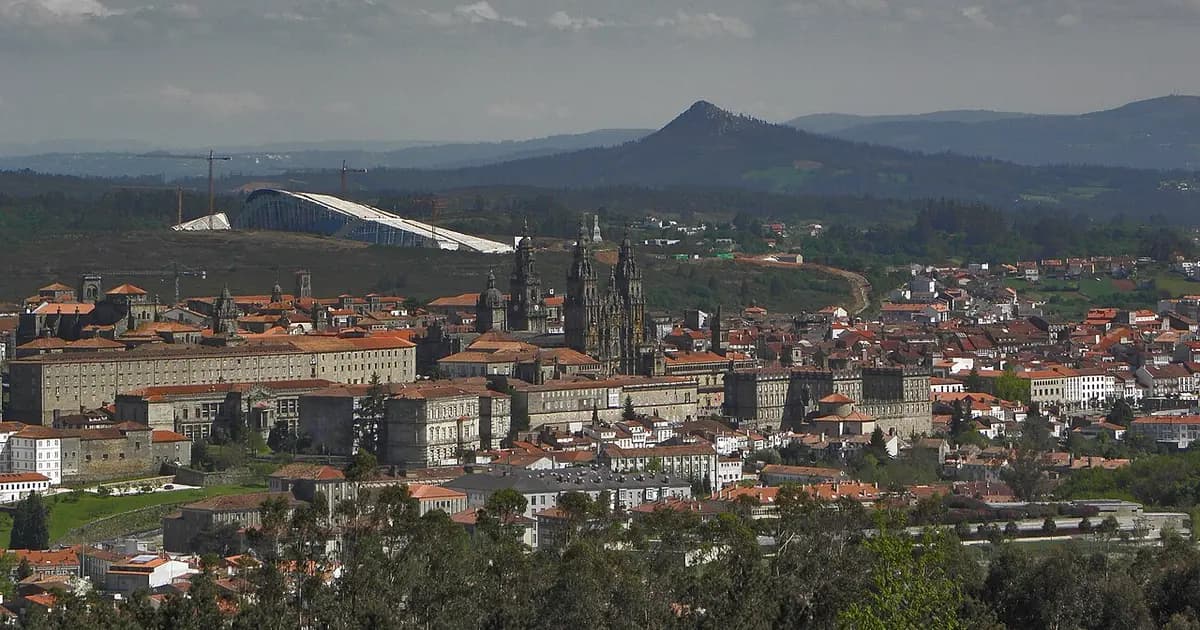 Vista de Santiago de Compostela