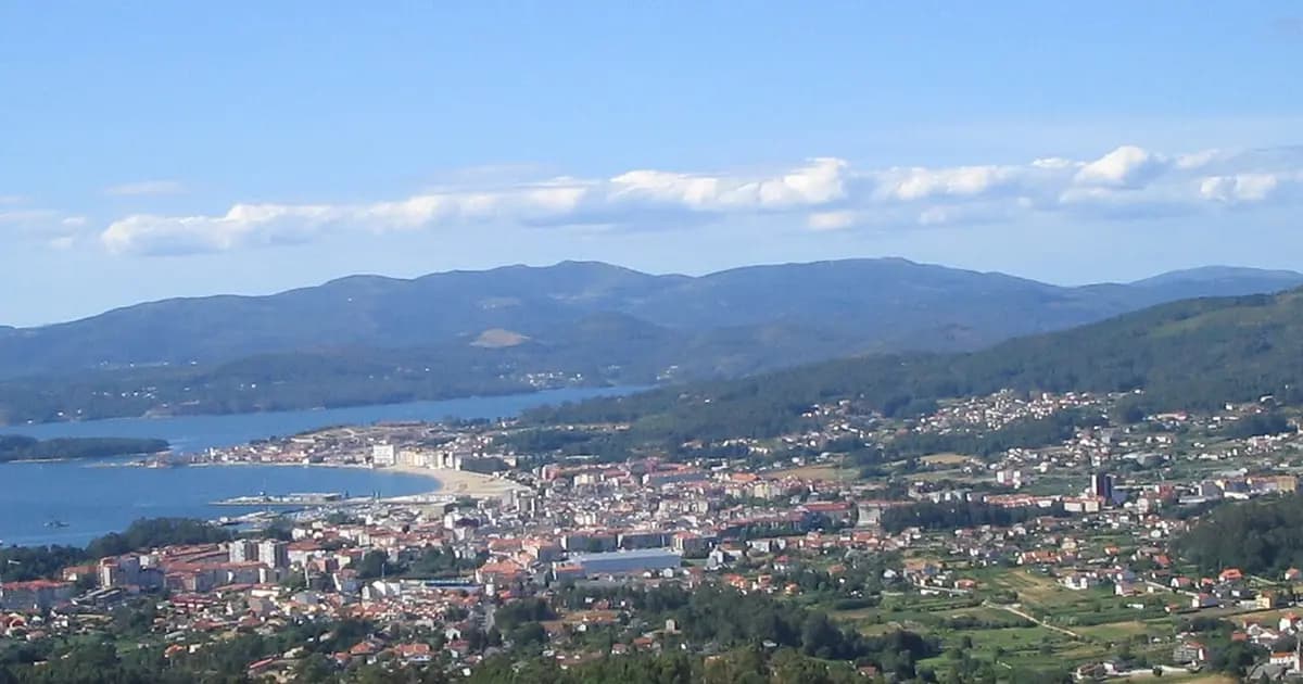 Vista de Vilagarcía de Arousa