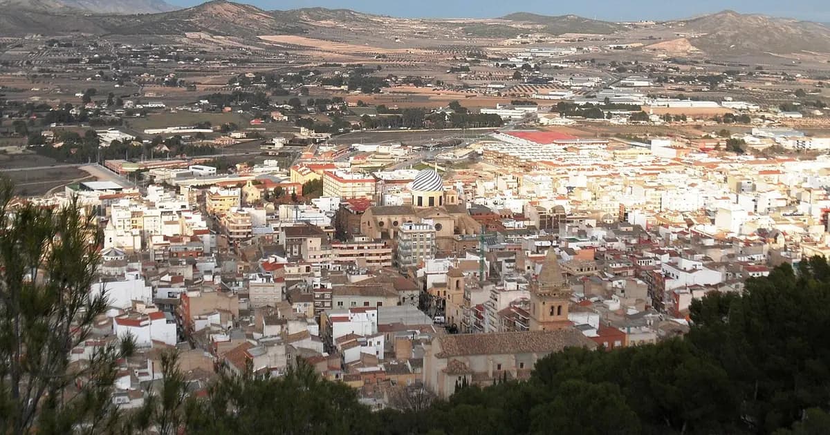 Vista de Yecla