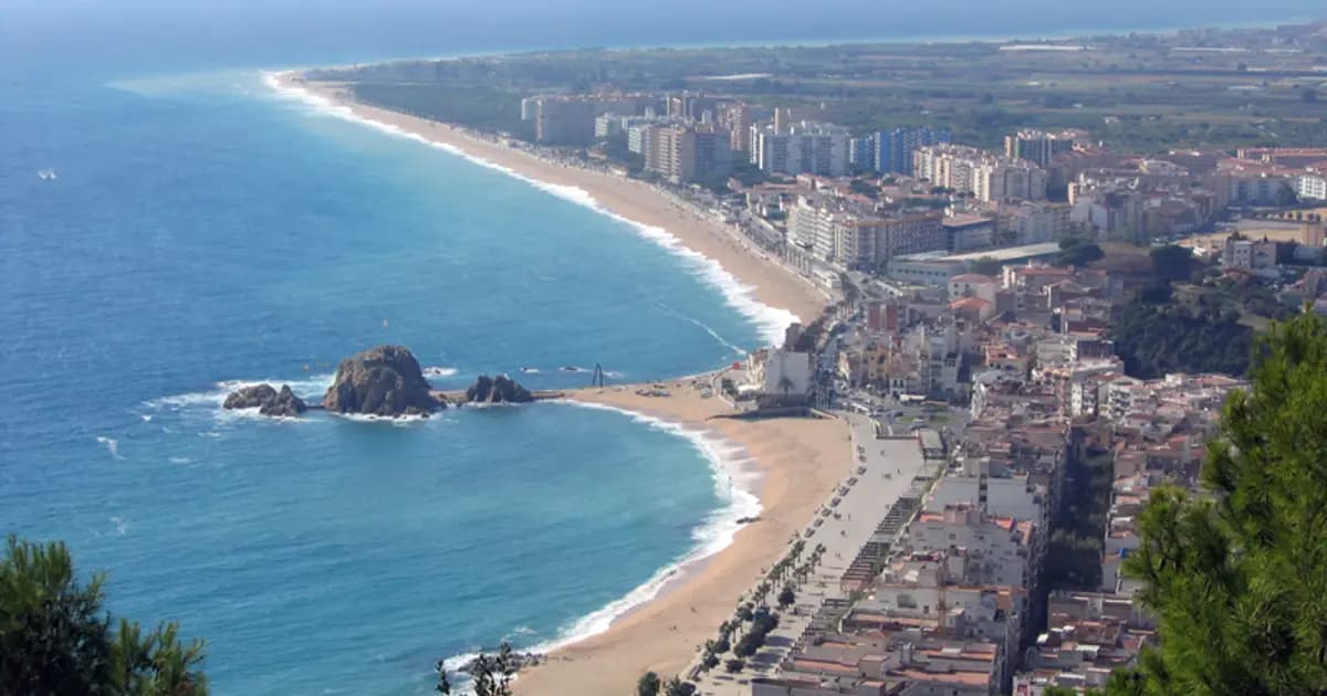 Vista de Blanes