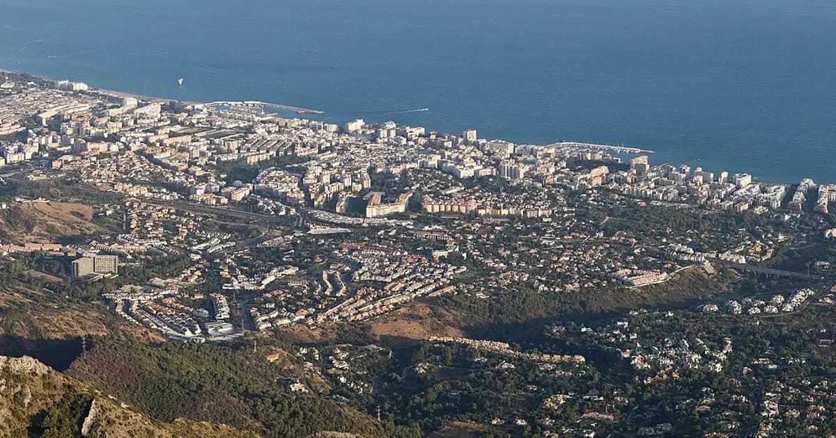Vista de Marbella